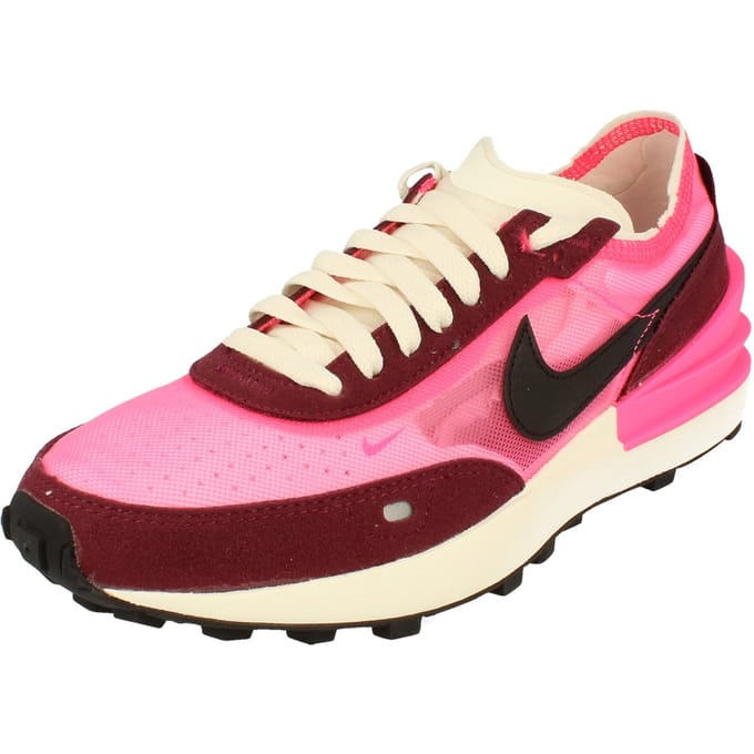 Nike Dames Waffle One Roze Sneakers
