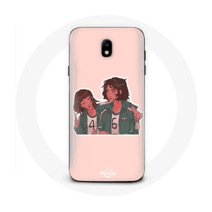 Case voor Samsung Galaxy j7 2017 Inktvis Game Ji Yeong en Kang Sae Byeok