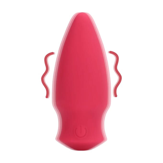Loveline - Cone Shaped Bullet Vibrator - Blushing Red