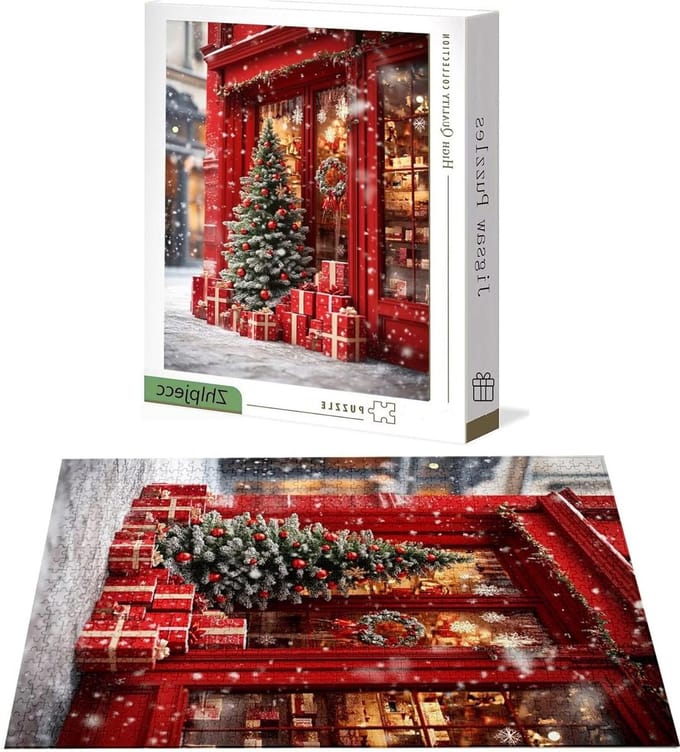 Houten Puzzel - Legpuzzel Puzzelspel - Ontspanning thuis - 5000 stukjes - 156x105cm - Multicolor