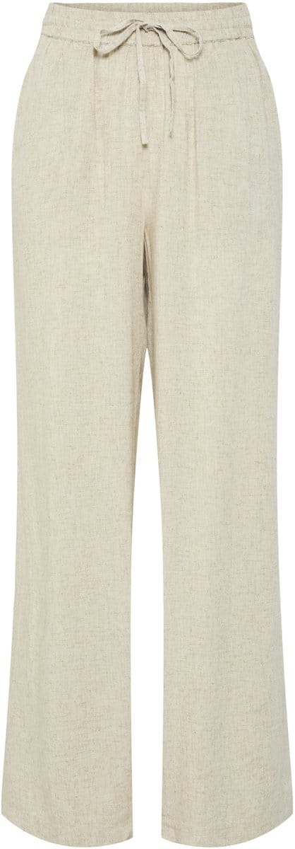 Pieces Wide leg broek PCPIA LINNENMIX
