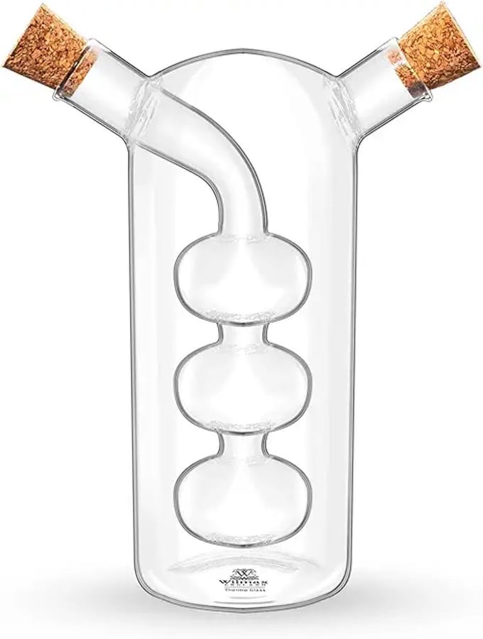 Wilmax Glazen Olie- en - Azijnfles - 300/60 ml