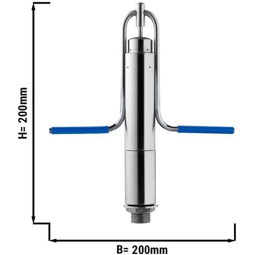 GGM Gastro Behälter- & Gläserdusche mit integr. Wasserstrahl-Regler Zilver