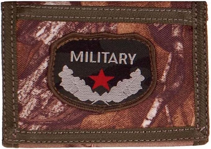 Portemonnee Camo/Bush met embleem Military