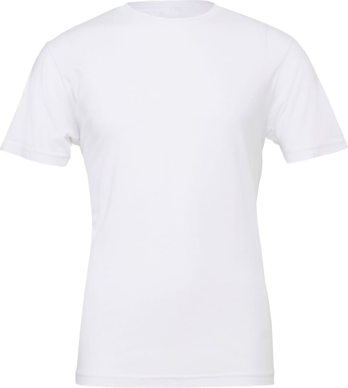 Bella+Canvas Unisex Jersey Short Sleeve Tee CV3001 - White - M