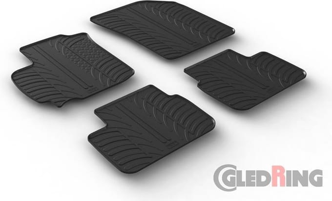 Gledring Rubbermatten passend voor Suzuki Swift 5-deurs 2010-2017 (T profiel 4-delig)