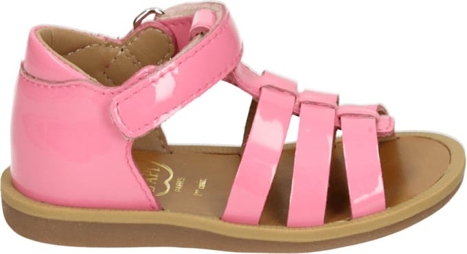 Pom d'Api - POPPY STRAP - SandalenMeisjesKindersandalen - Kleur: Roze - Maat: 21