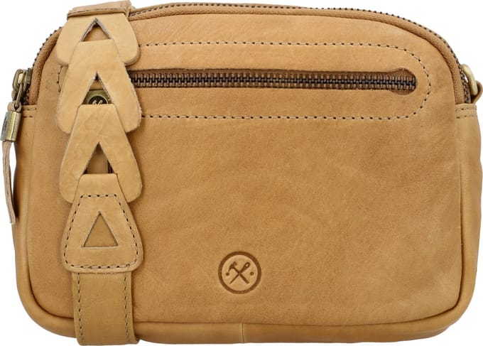 Hide & Stitches Daydreamer Heuptas - 100% Leer - Zand