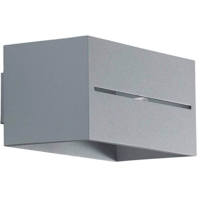 Euluna Aceline wandlamp, uplight en downlight grijs