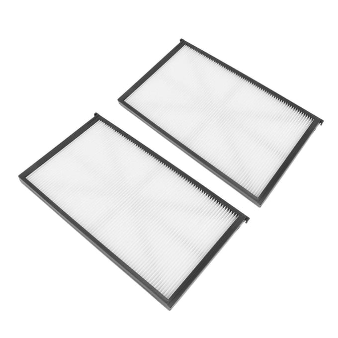 2 stuks robotstofzuigerfilterpatroon met actieve kool en hoge efficiëntie voor zwembadvervanging white