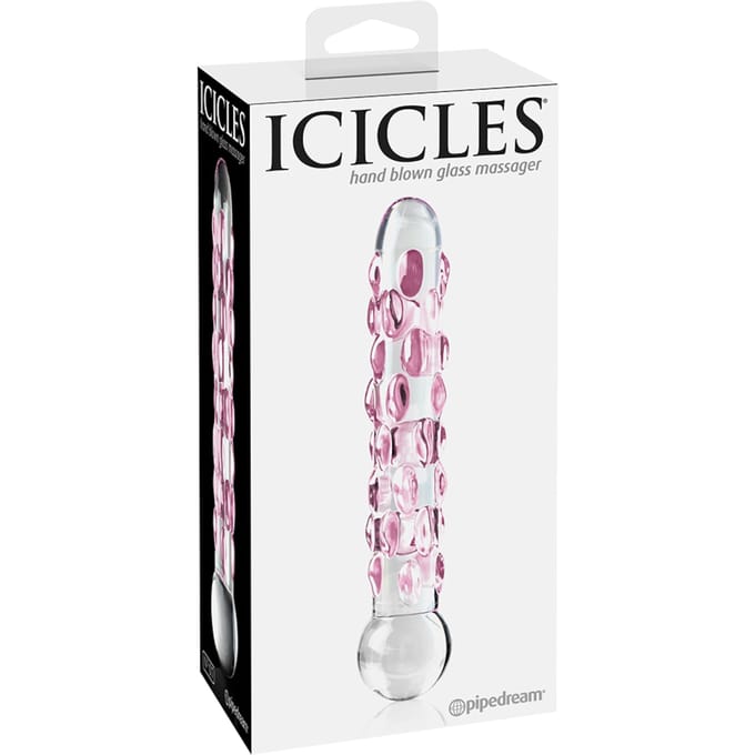 Pipedream Icicles glazendildo Icicles No. 7 paars,transparant - 7 inch