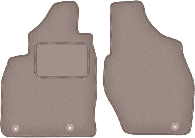 Beige voormatten voor: Mitsubishi Pajero Pinin SUV (1999-2006)