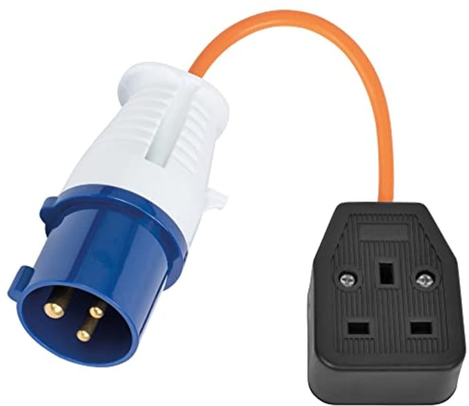 Vliegkabel 16A naar 13A Adapter - Eenvoudige Electrische Aansluiting voor Kamperen