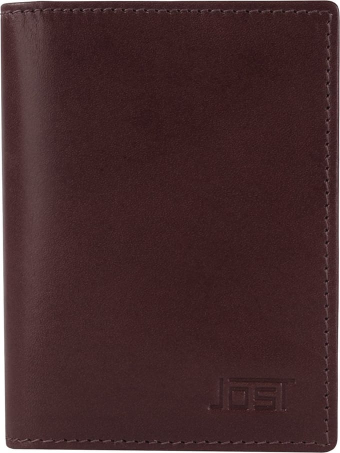 Jost Skagen Portemonnee Leer 7 cm - Jongens - Horizontaal - rotbraun