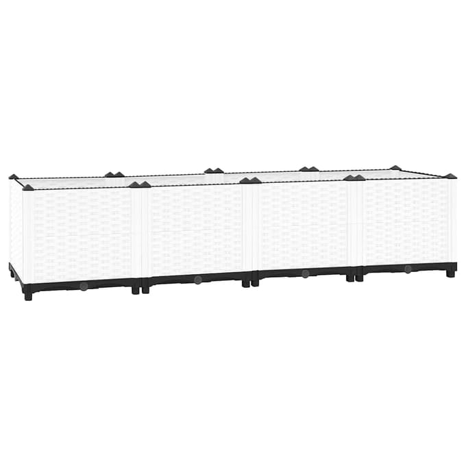 vidaXL - Plantenbak - verhoogd - 160x40x38 - cm - polypropeen