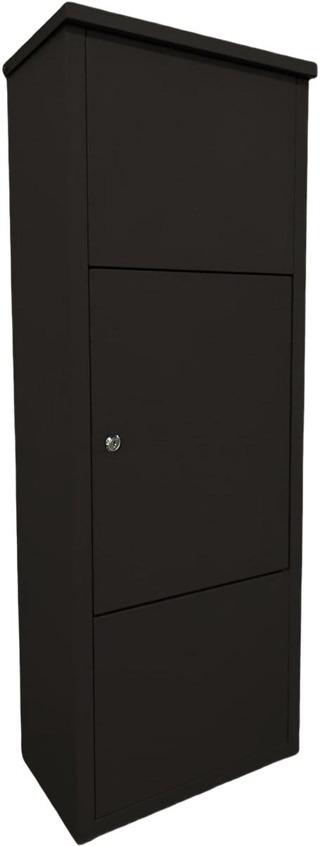 Pakketbrievenbus - 105x38x23 cm - staand - zwart