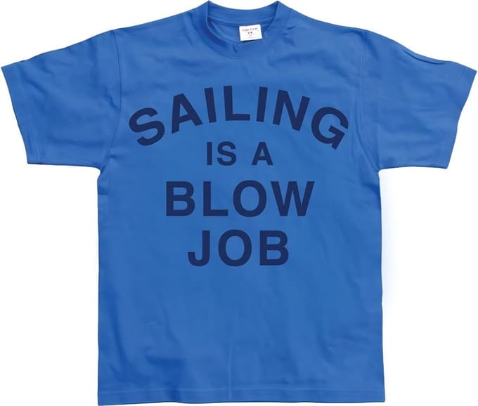Hybris Sailing Is A Blow Job Blue