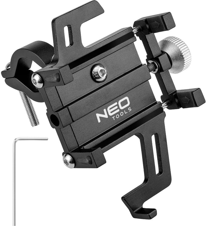 NEO 91-000 - Fietstelefoonhouder - Aluminium - Verstelbaar - Compatibel