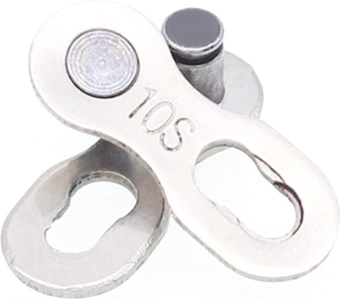 Herbruikbare Missing Chain Link - 10 Speed Smart link - Quick link Kettingschakel - voor KMC / Shimano / Sram Zilver