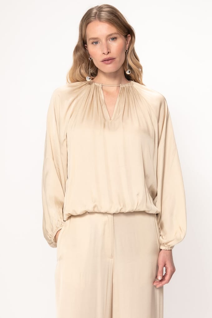 VIVEH Jade Top Almond Größe: 36 | Longsleeves Outlet | Damen | Braun