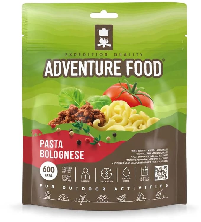 Adventure Food Pasta Bolognese, gevriesdroogd voedsel