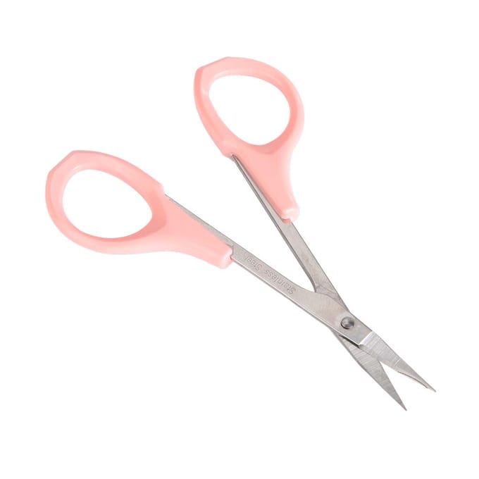 Roestvrijstalen Wenkbrauw Wimper Schaar Haartrimmen Schoonheid Make-up Tool AccessoireCA865 white
