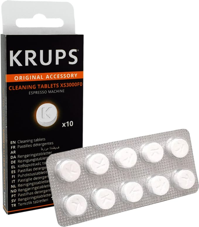 3x Krups Reinigingstabletten (10st.) XS3000