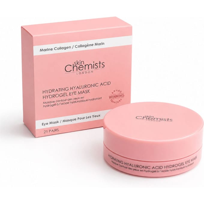 skinChemists Hydraterend anti-aging oogmasker met hyaluronzuurhydrogel (20 paar)