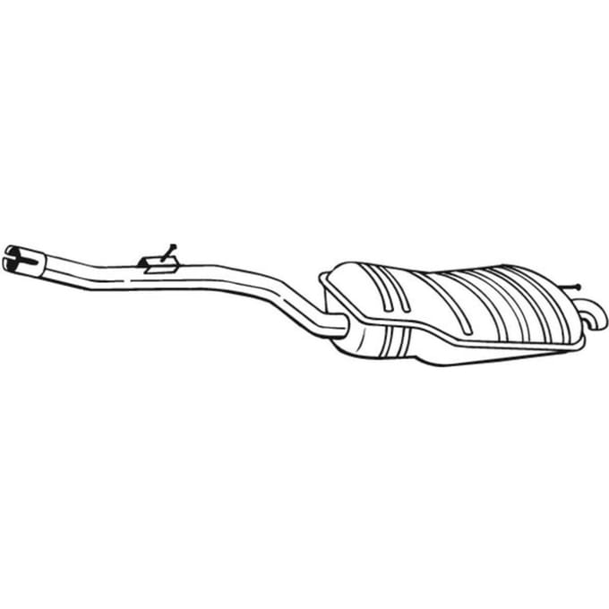 Geluiddemper achter BOSAL 282-901