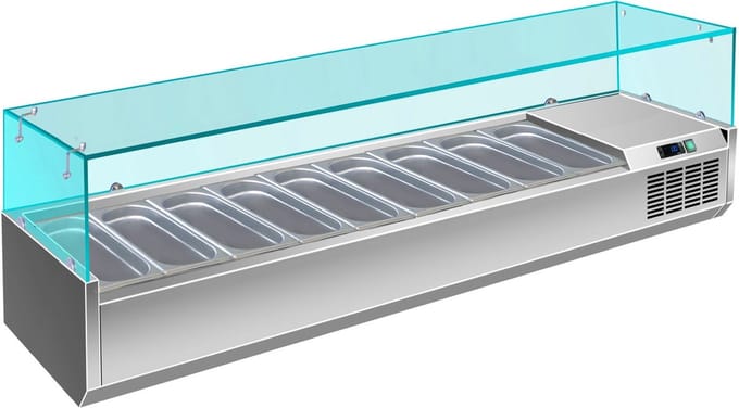 SARO Opzet koelvitrine - 1/3 GN Model VRX 2000 /380