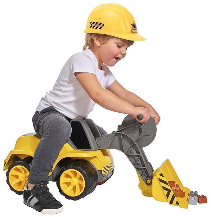BIG - Power Worker Maxi Loader - Wiellader - Werkvoertuig - Loopauto - 50kg belastbaar - vanaf 3 jaar