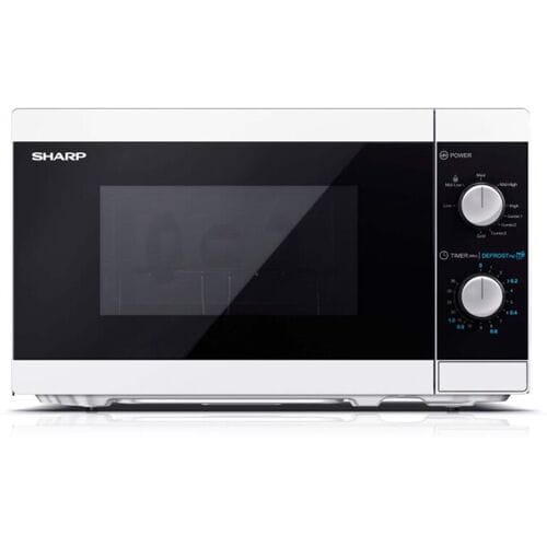 Sharp Vrijstaande magnetron YC-MG01E-W met grill 800W Wit
