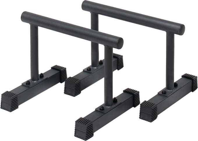 DD® Parallettes - Calisthenics - Dip Bars - 46x33x33cm - Zwart
