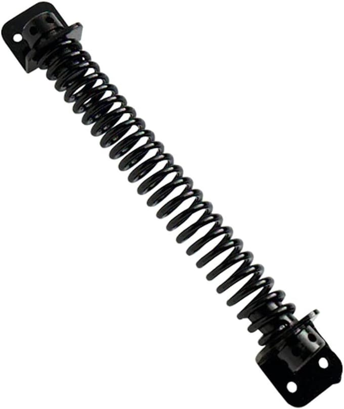 Verstelbare Stalen Poortspringveer 200mm - Zwart
