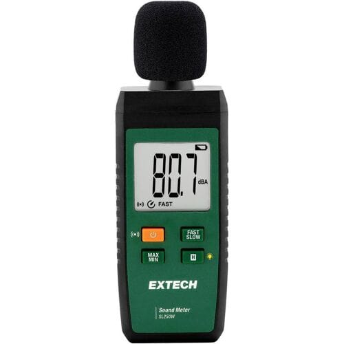 Extech SL250W Decibelmeter – 30 - 130 dB – 31.5 Hz - 8000 Hz