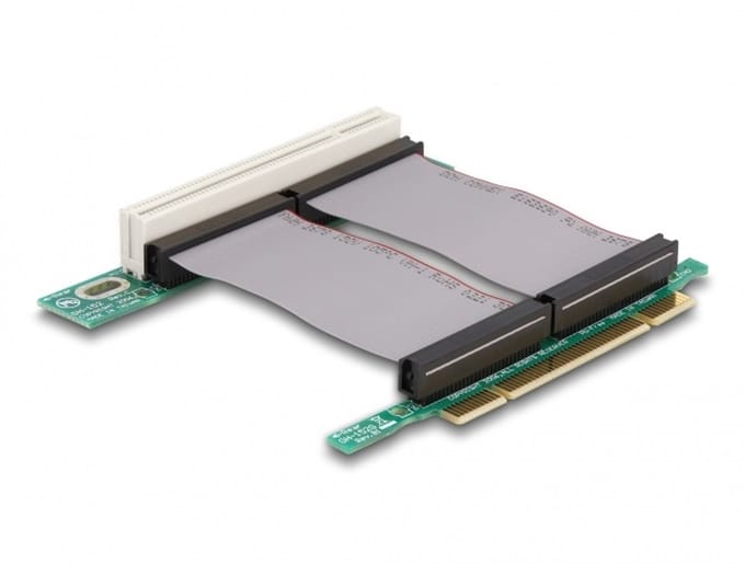 Delock - Riser Karte PCI 32 Bit mit flexiblem Kabel 7 cm