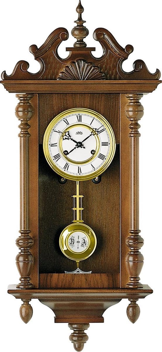 AMS wandklok / regulateur noten