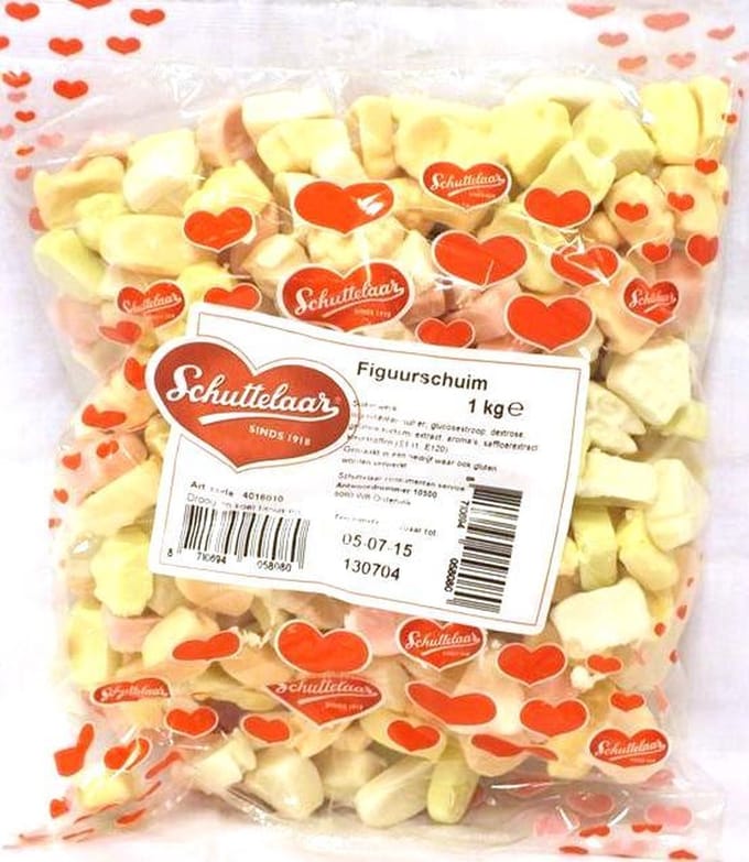 Schutterlaar Figuur Schuimpjes - 4 x 1 kilo