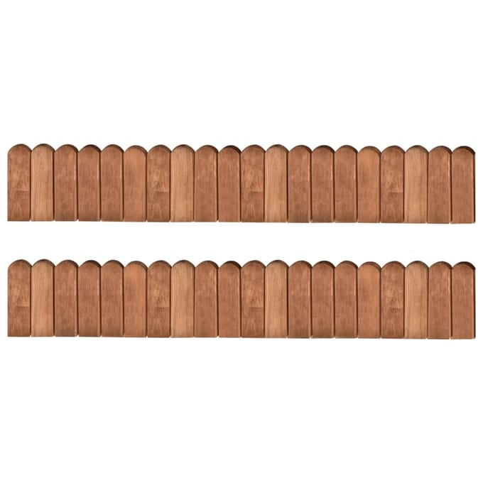 vidaXL - Gazonranden - 2 - st - 120 - cm - geïmpregneerd - grenenhout
