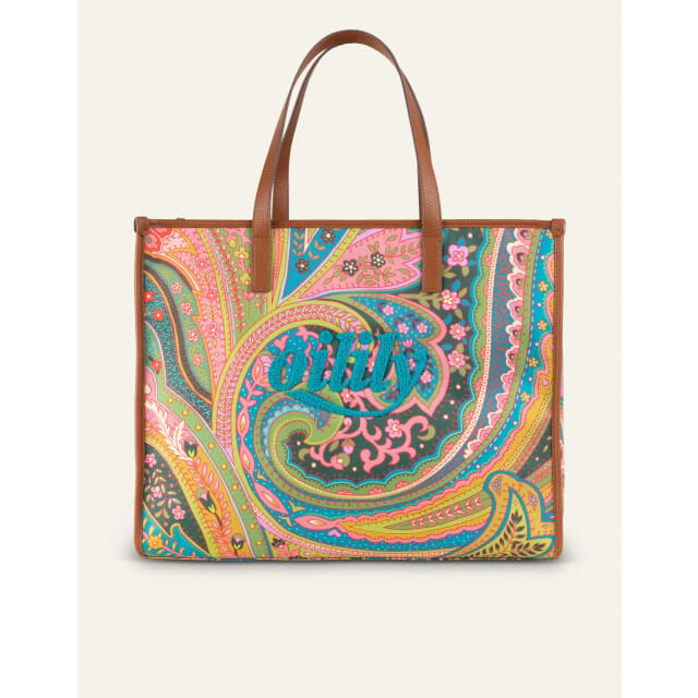 Oilily Sheilas - Shopper - Dames - Ritssluiting - Waterafstotend - Groen - One size