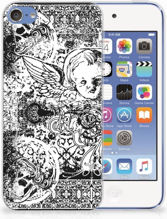Silicone Back Case Apple iPod Touch 5 | 6 Skulls Angel