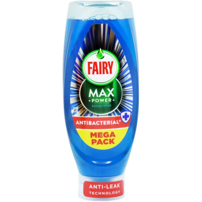 Fairy Max Power Anti-Bacterial Eucalyptus Afwasmiddel – 730ml