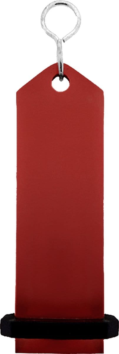 CombiCraft Bumerang hotel sleutelhanger rood - 100 x 30 mm - 5 stuks