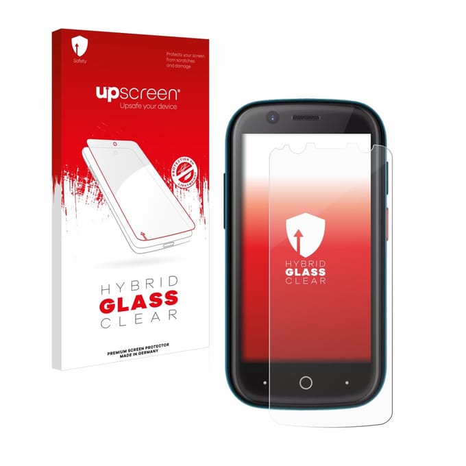upscreen - Screenprotector voor Unihertz Jelly 2 - Folie Beschermfolie Beschermglas transparant