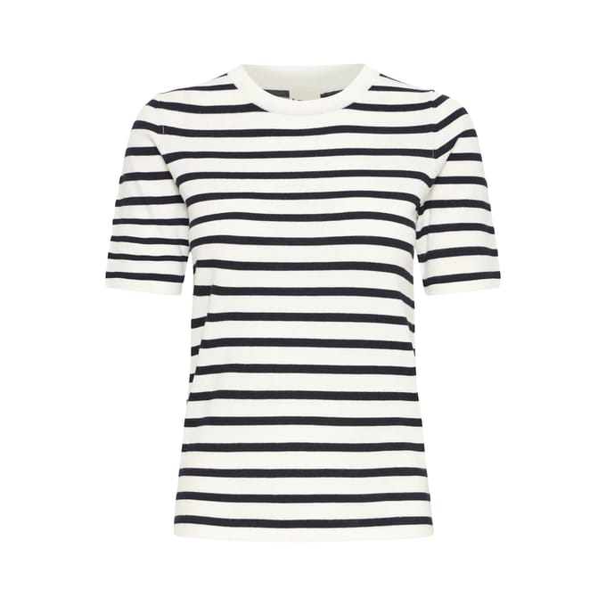 ICHI - IHLULS O-NECK SS - Dames - Gebreide truien