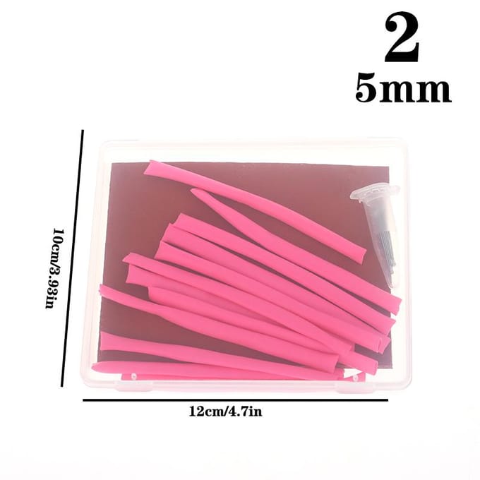 Microchirurgie Anastomose Termino-Terminale Simulation Vaisseau Sanguin 2Mm5Mm Mesure Modèle d'Entraînement aux Compétences de Suture Exercices Vasculaires pink