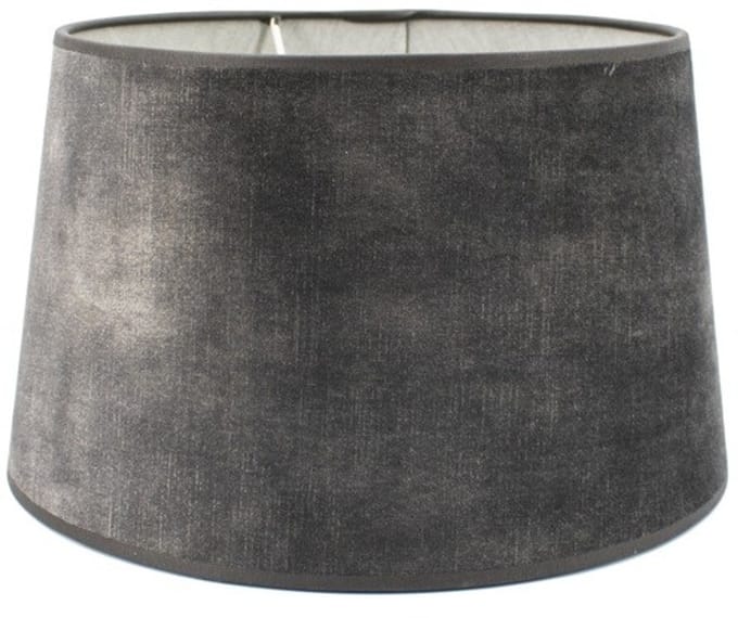 Lampenkap 25cm decent antraciet