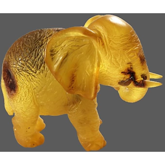 Éléphant - Bijoux en Ambre de la Baltique