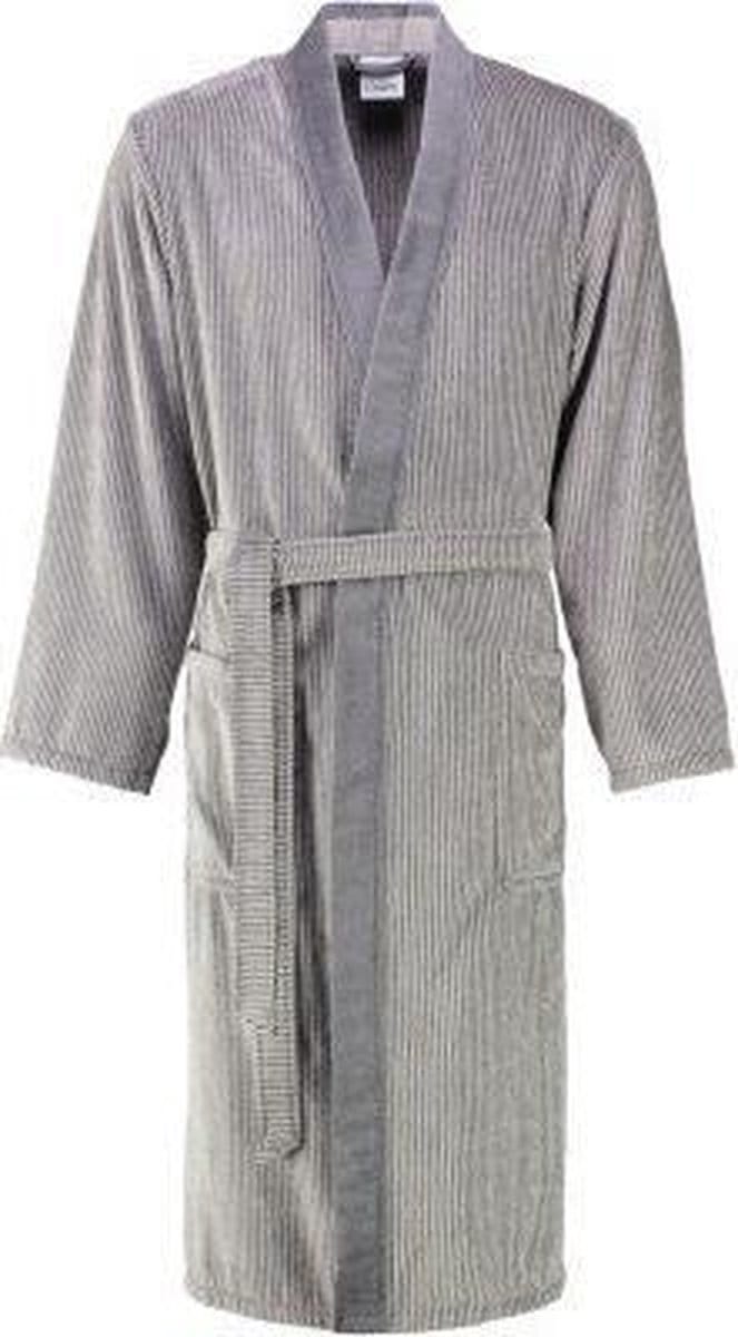 Cawo Heren Badjas 5840 Velours Kimono - Stein 60