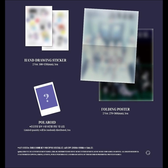 EVERGLOW - ZOMBIE 5e singlealbum (Pols ver / Hart ver) Random ver. blue